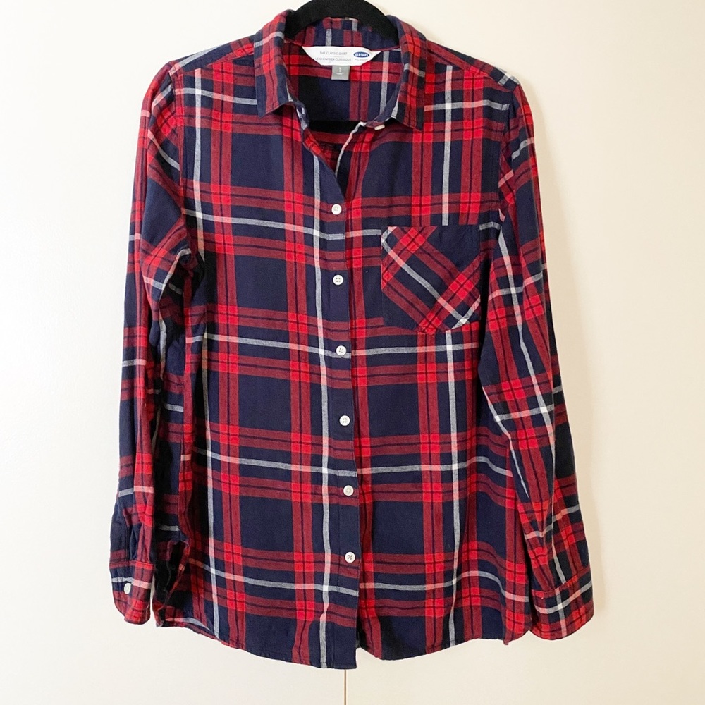 Flannel button up shirt
